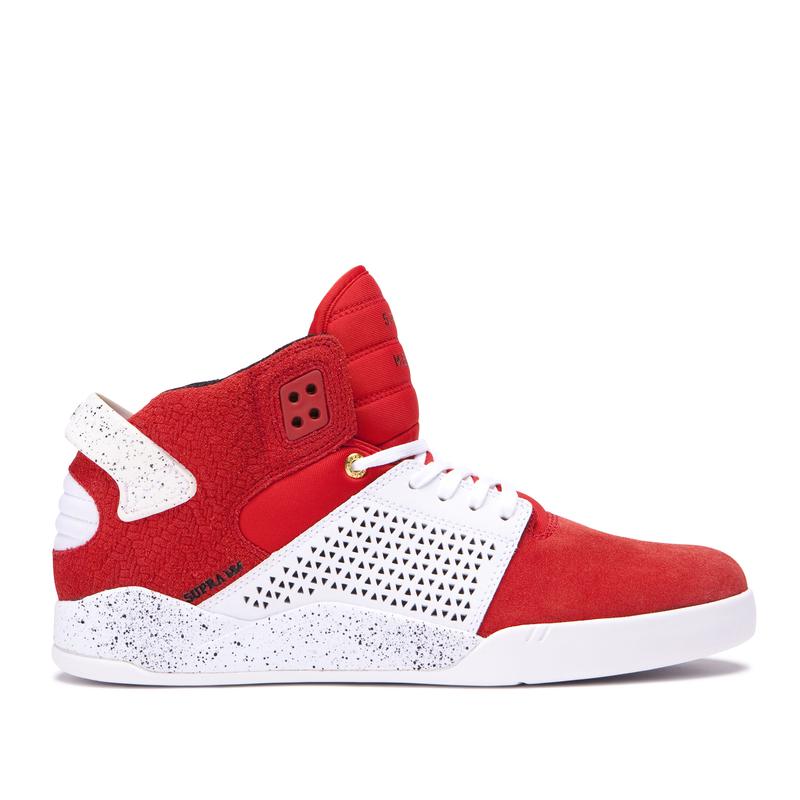 Zapatillas Altas Supra Argentina Hombre - SKYTOP III Rojas / Blancas (WCBQV-1052)